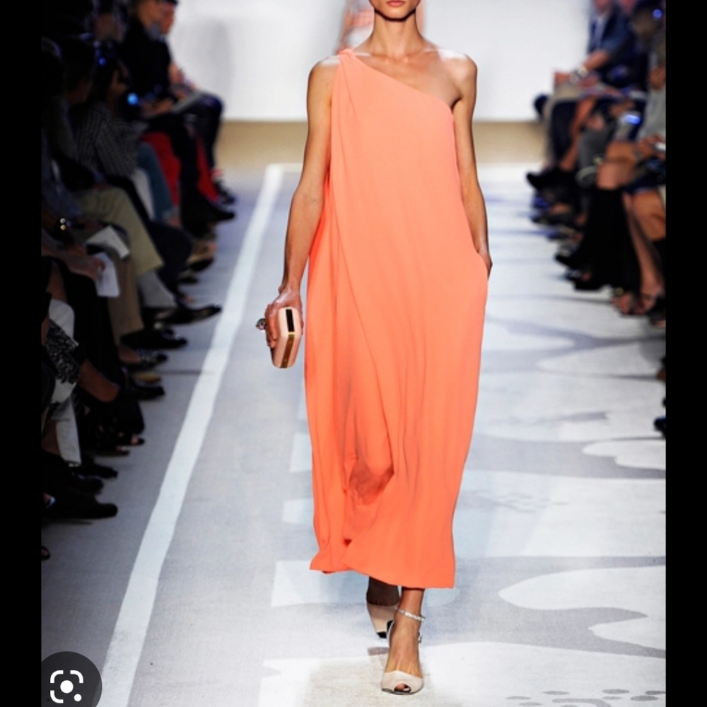 DVF 'Liluye' One Shoulder Column Dress